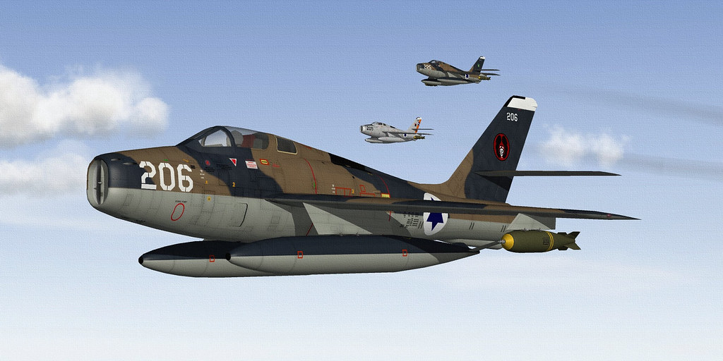 IDF F-84I THUNDERSTREAK.13