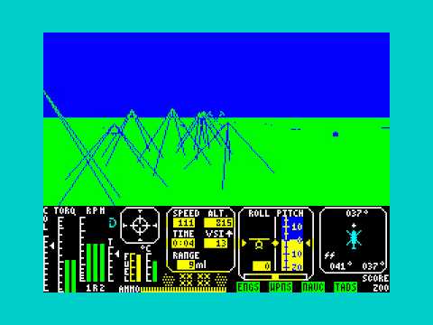 Tomahawk Screenshots for ZX Spectrum - MobyGames