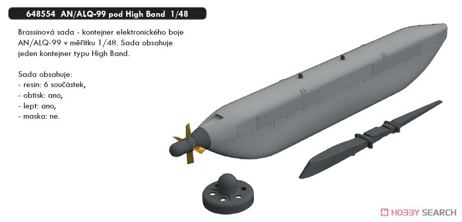 AN/ALQ-99 ECM Pod High Band (for EA-6B/EA-18G) (Plastic model) Other picture1