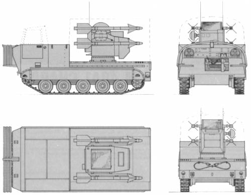 Blueprints &gt; Tanks &gt; Tanks M &gt; M48 Chapparal