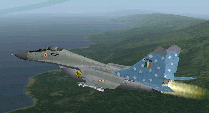 MiG-29A Fulcrum Indian Air Force No. 47 Sqdn Wizard Tail