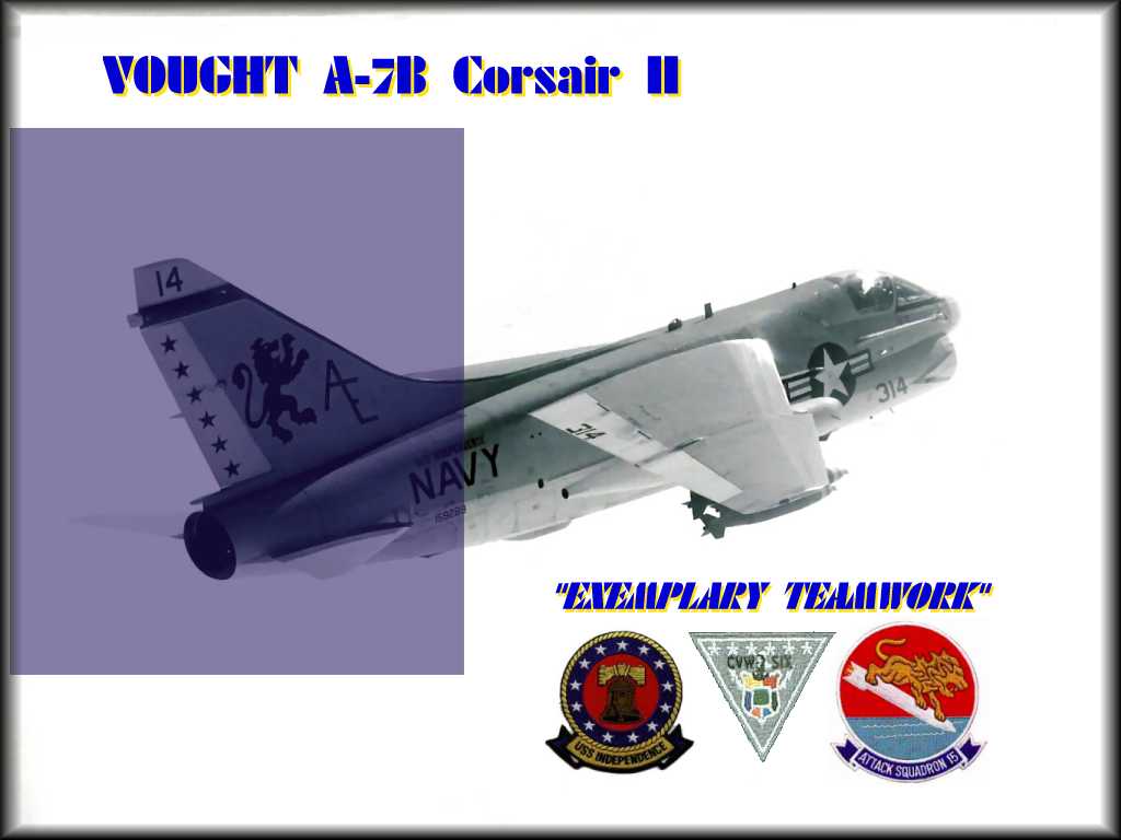 A-7B Corsair II Hangar Screen pack
