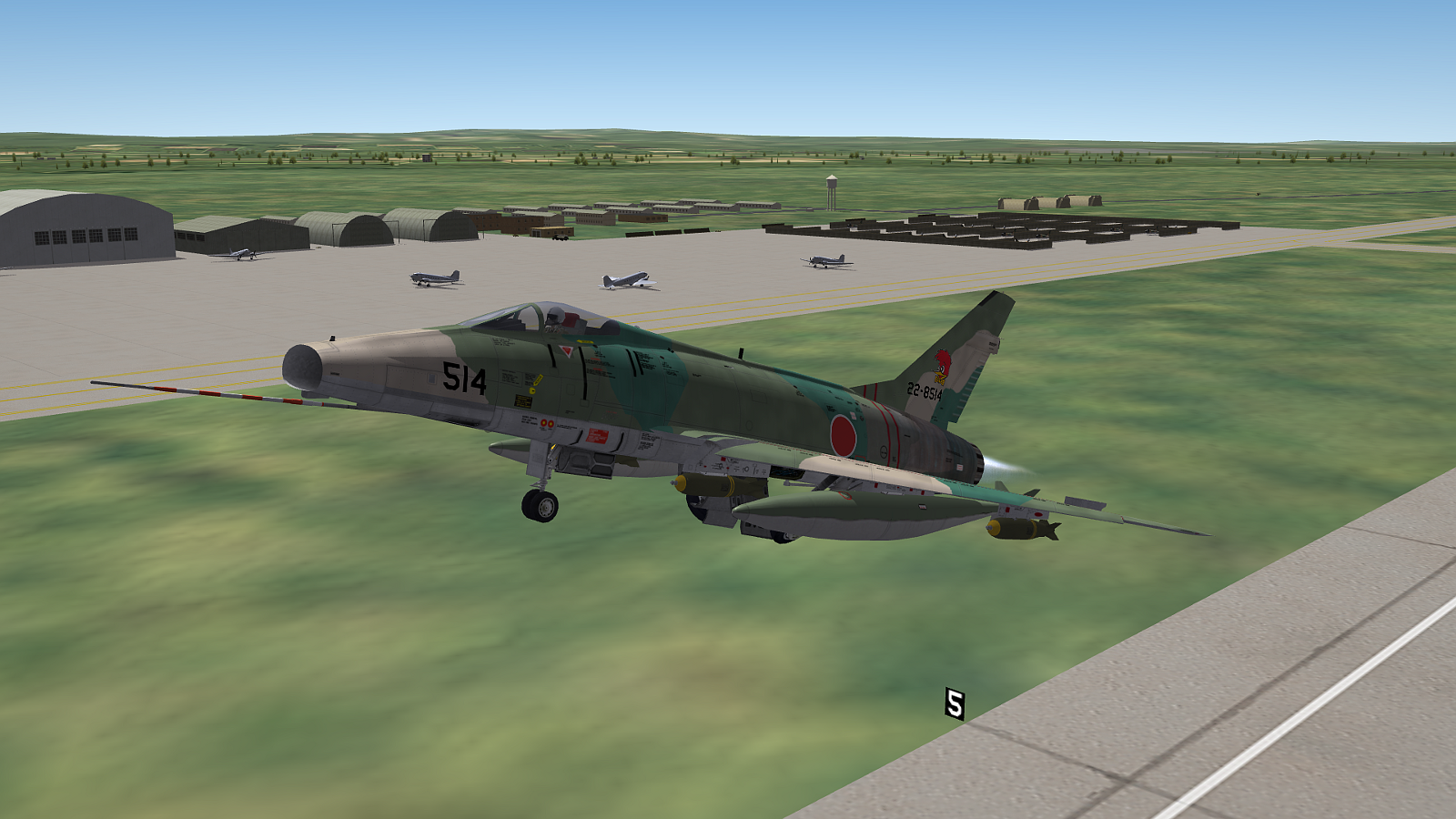 [Fictional] North American F-100DJ Super Sabre for STRIKE FIGHTERS 2