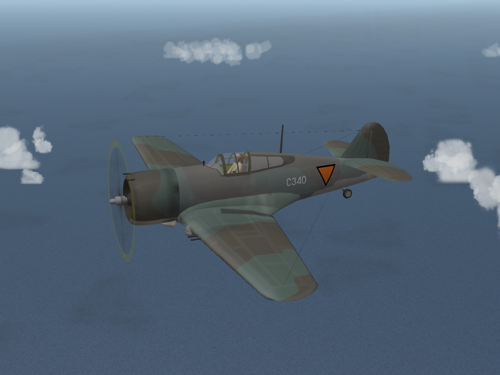 SF2 WW2 PTO Hawk 75A-C7, ML-KNIL