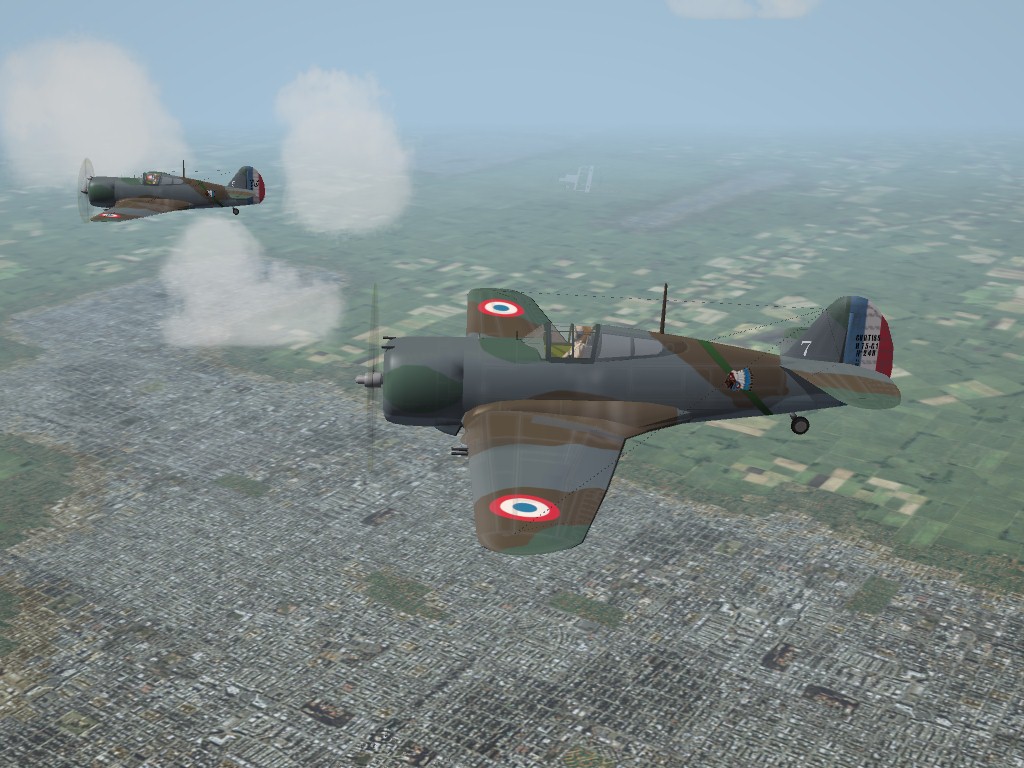 SF2 WW2 Curtis-Wright Hawk 75A, French Armee De L'Air Package