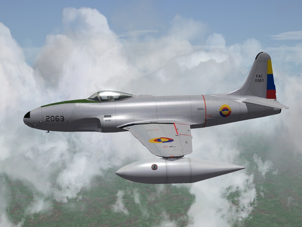 F-80 Shooting Star, Fuerza Aérea Colombiana (Columbian Air Force) for SF2
