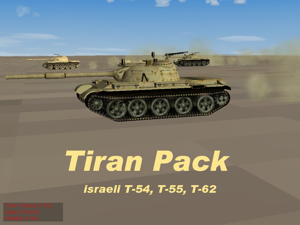 Tiran Pack(israeli T-54, T-55, T-62)