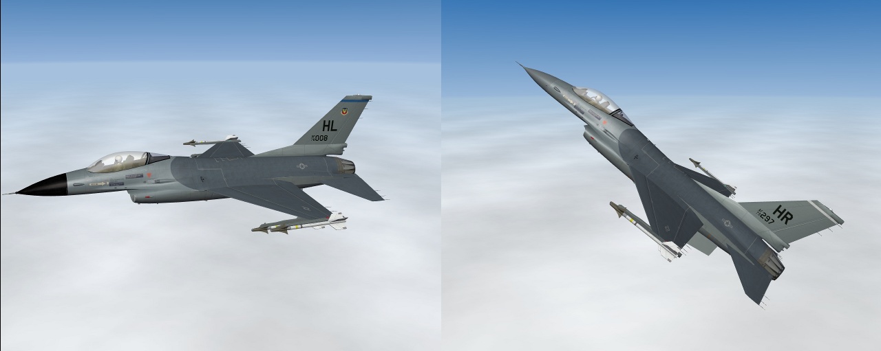 Pack 4 Hi Res F-16A USAF