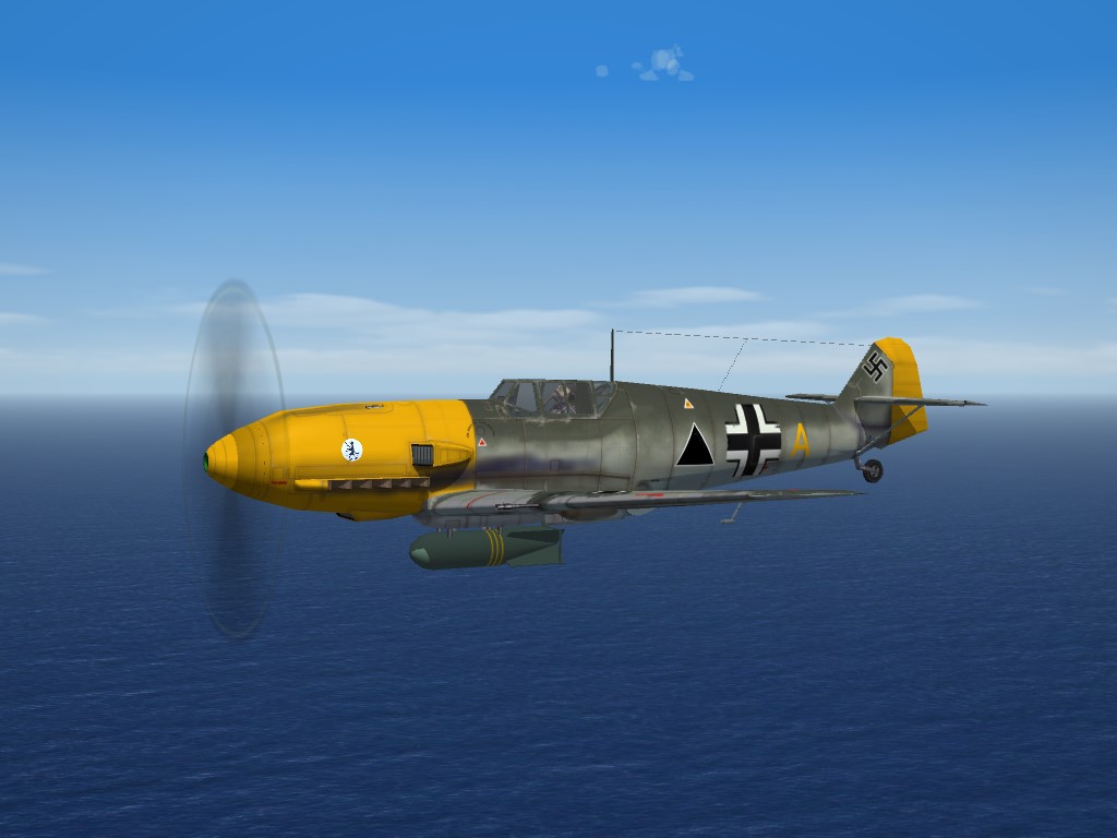 SF2 WW2 ETO Bf-109E-7 Jabo by RussoUK