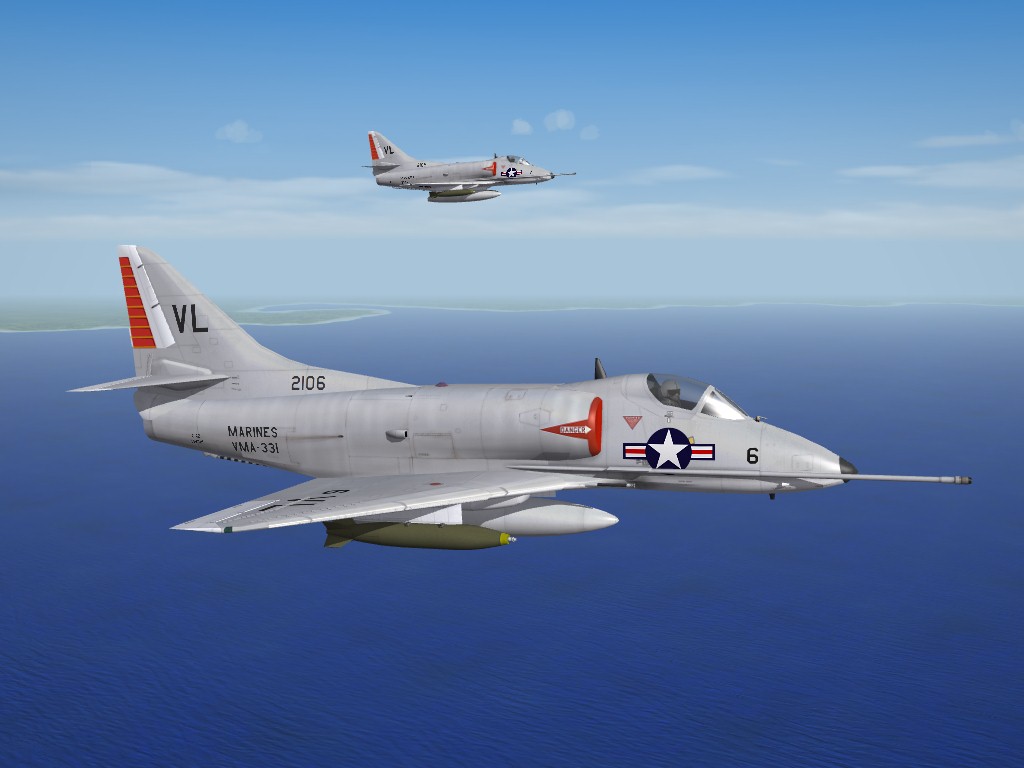 A-4B Skyhawk, VMA-331 Bumblebees Skin/Decals Pak