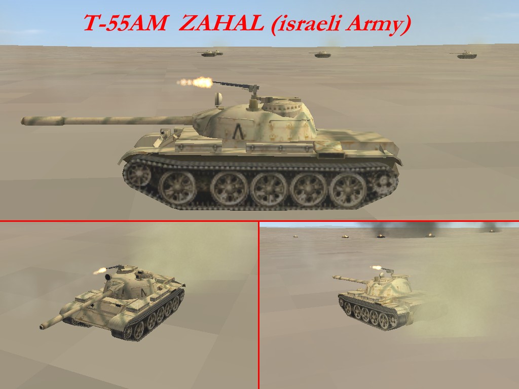 T-55AM Panzer of ZAHAL (israelie Army)