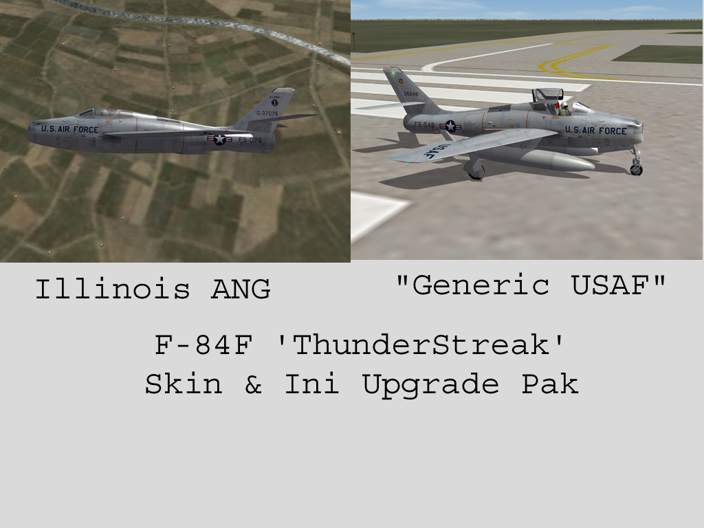 F-84F Thunderstreak Skin & Inis Upgrade Pak