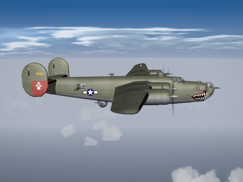 SF2 WW2 B-24J PTO Skins/Decals Pak