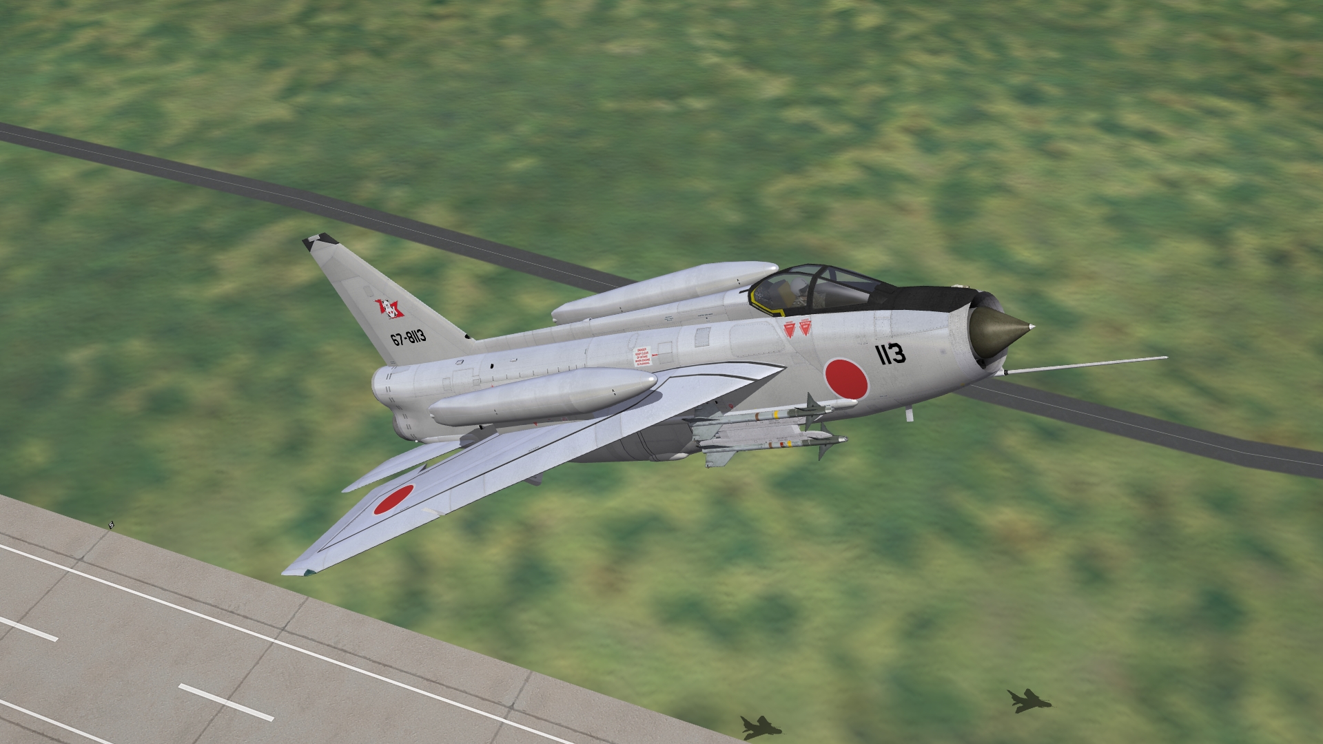 English Electric/Mitsubishi F-6J Lightning for STRIKE FIGHTERS 2