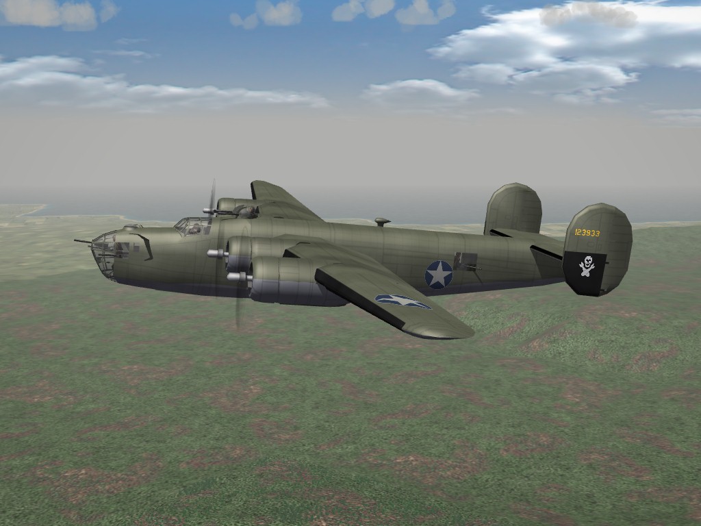 SF2 WW2 PTO B-24D 319th BS, 90th BG, SoWesPac Skin/Decals Pak