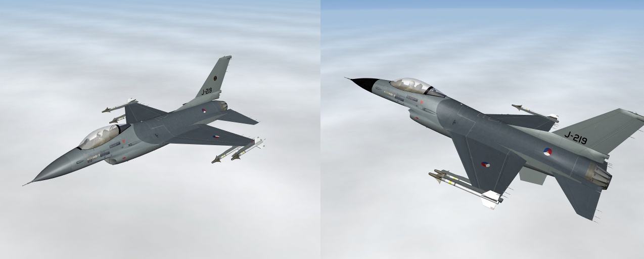 Pack 3 Hi Res F-16A Royal Netherlands (RNLAF)