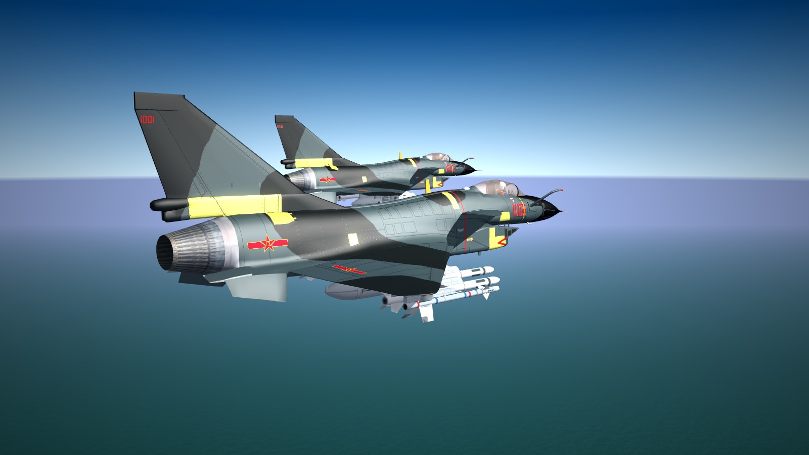 SF2 Series J-10A Vigorous Dragon PLAAF Green Camo