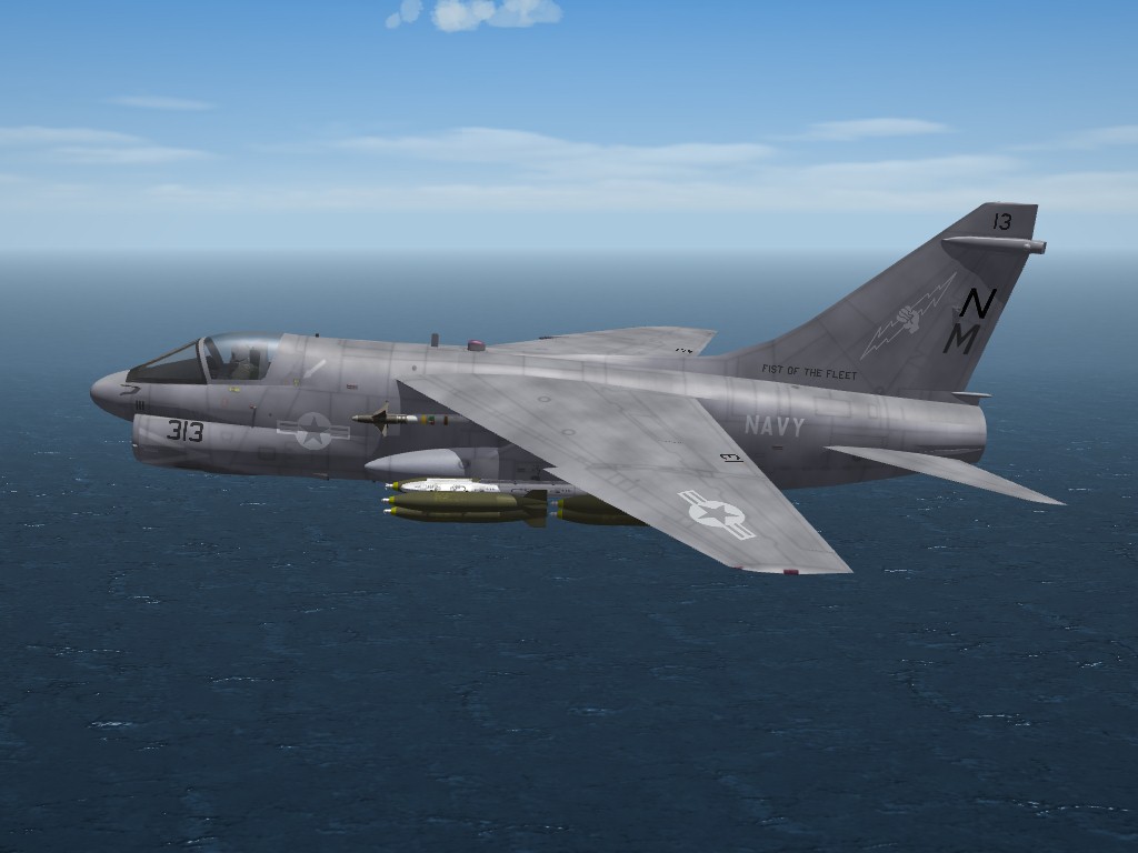 A-7E(74) Lo-Viz Skin/Ini Pak for SF2/SF2NA