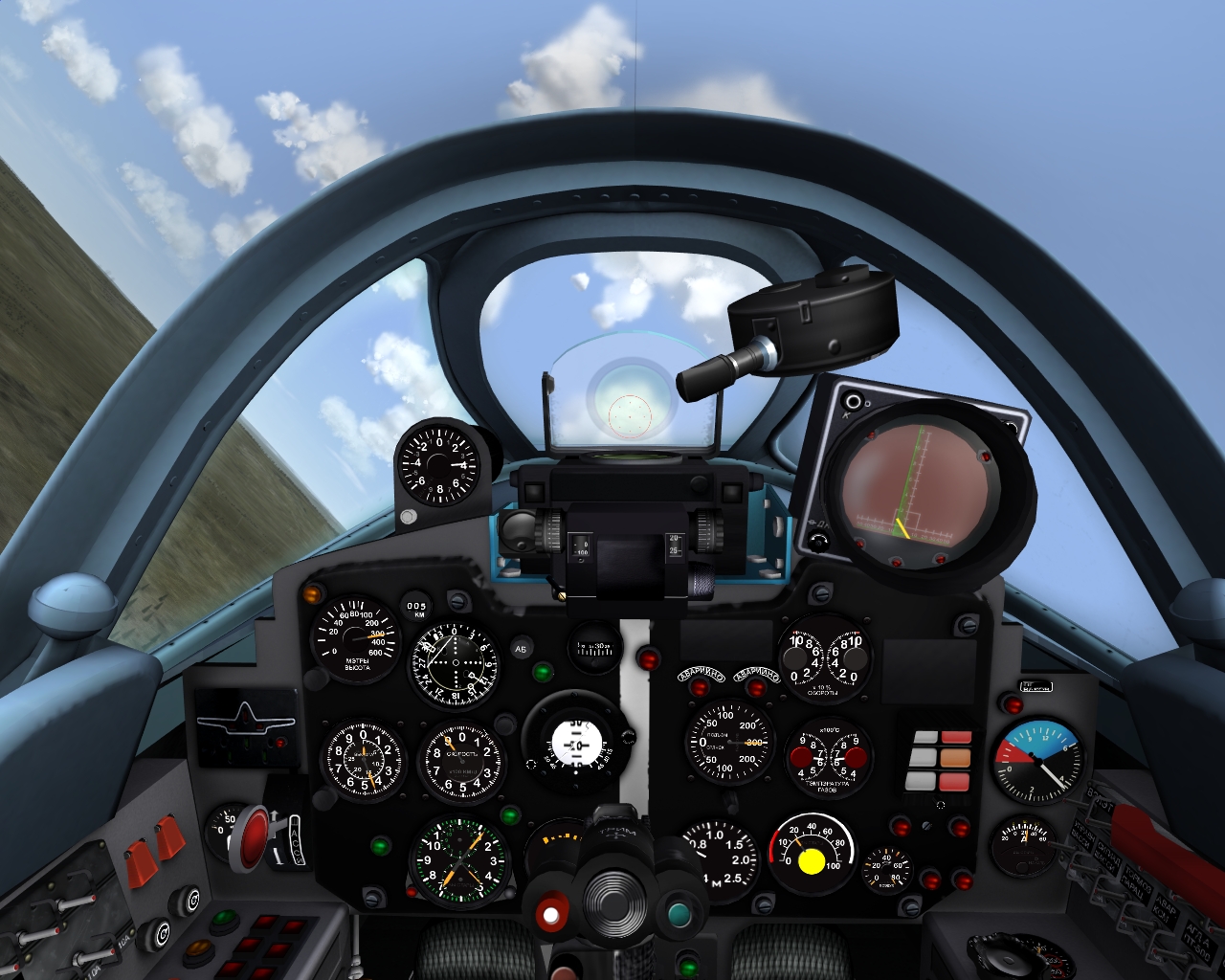 MiG-19P/PF cockpit
