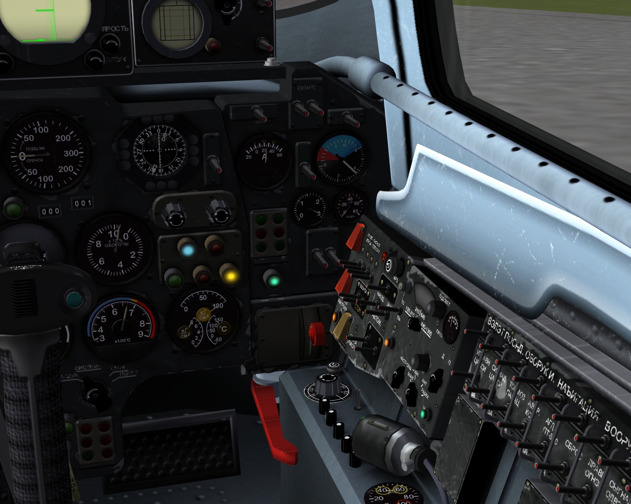 Su-9 Fishpot-B cockpit (for TW DLC model)