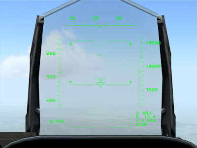 F-15 HUD frame replacement