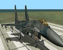 SU-33 Low visibility blue/grey scheme