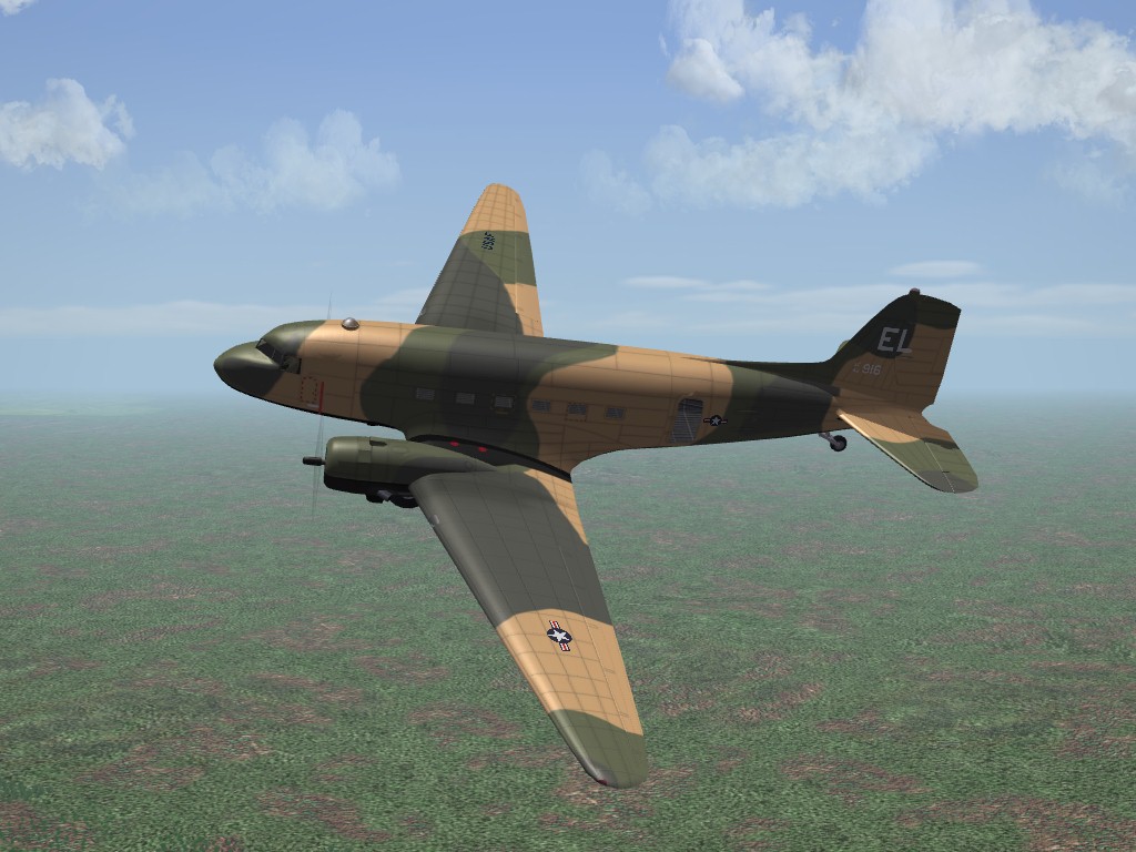 Douglas AC-47 "Spooky" Gunship for SF2 - Ver.2