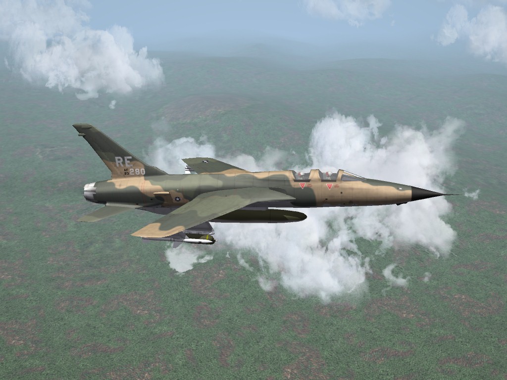 SF2 Republic F-105F/EF-105F Thunderchief Pak by ArmorDave