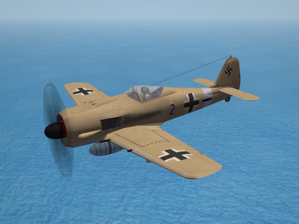 SF2 WW2 Focke Wulf FW-190A4, JG2, MTO