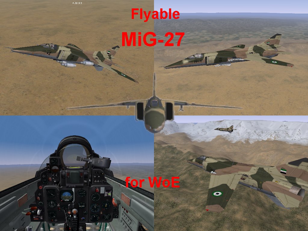 Flyable MiG-27 for WoE