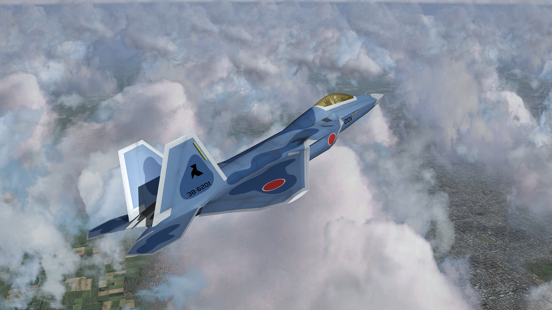 Lockheed Martin F-22J Raptor for STRIKE FIGHTERS 2