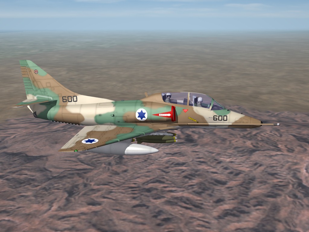 IDF TA-4H Skyhawk by pappychksix/fracture