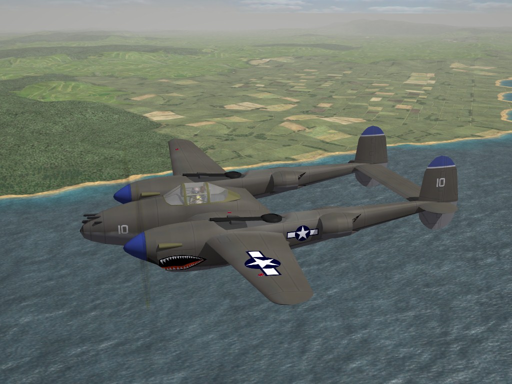 SF2 WW2 PTO P-38 Lightning Pak