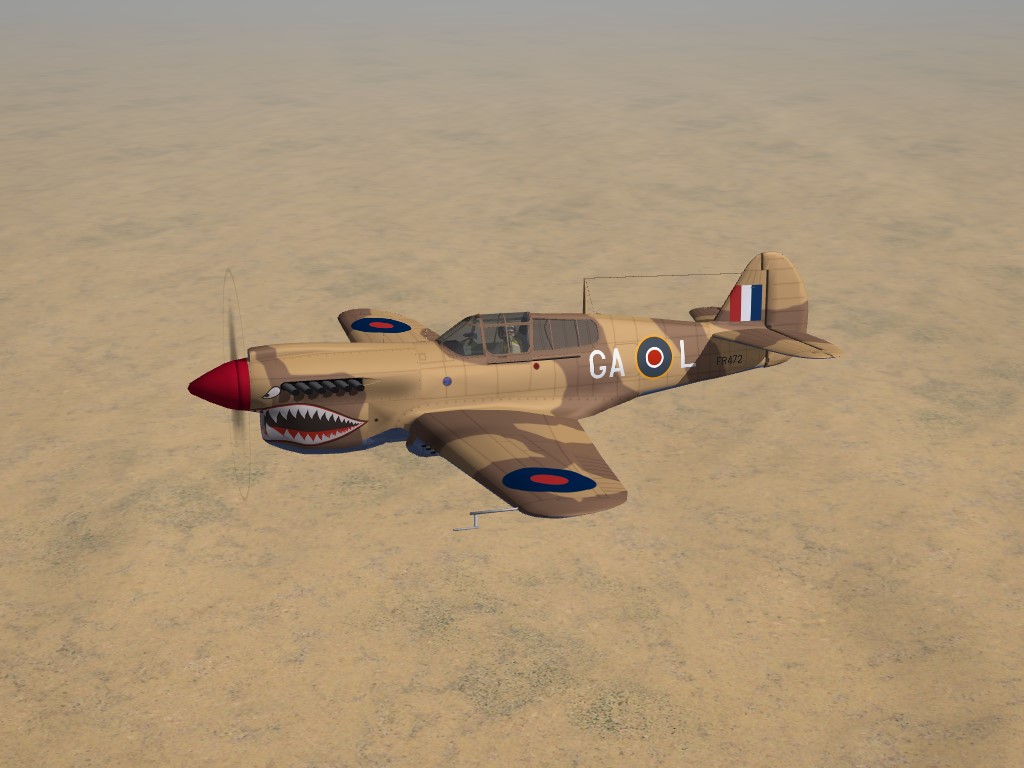 SF2 WW2 MTO Kittyhawk IA, 112 Squadron