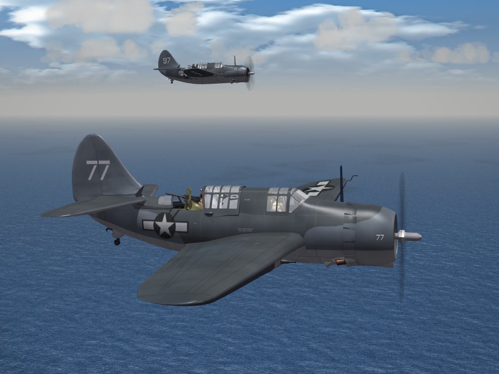 SF2 WW2 SB2C-4 Helldiver Skins Pak
