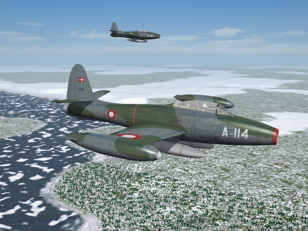 RDAF Camo, F-84G Thunderjet
