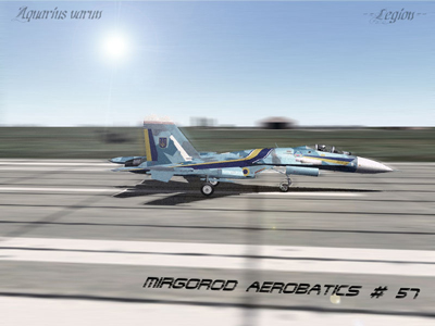 Su-27 Ukranian \'Mirgorod Aerobatics skin\'