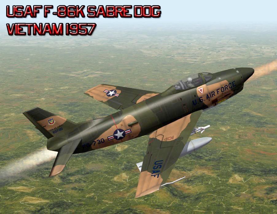 USAF F-86K SEA 'What-If' Skin