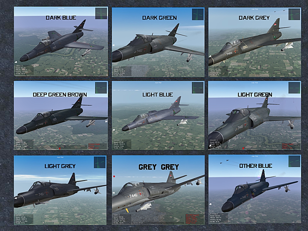 Iraq SuperEtendard Skin Pack (multiple skins)