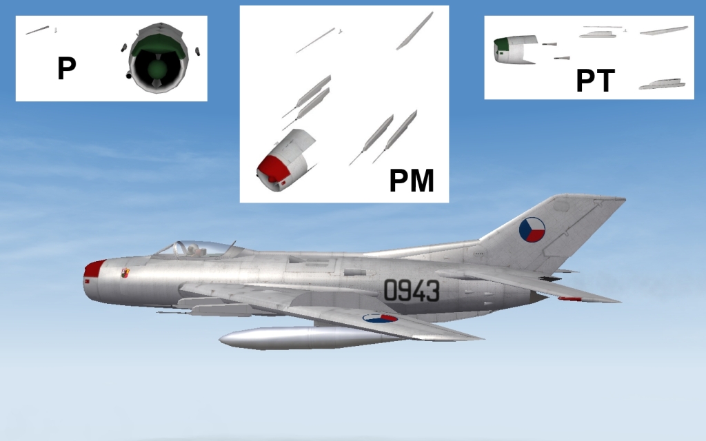 MiG-19P/PM/PT SFP1 conversion pack