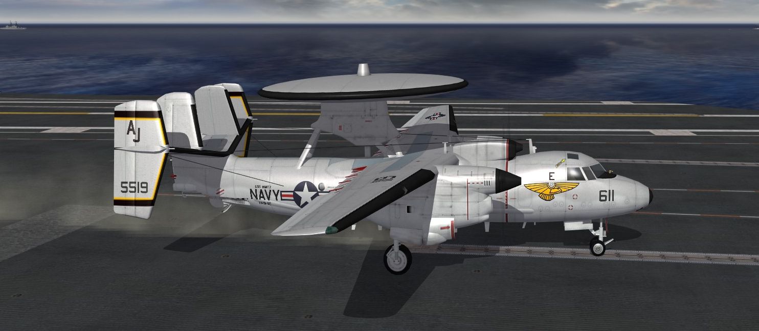 VAW-112 Golden Hawks Skin for the E-2C