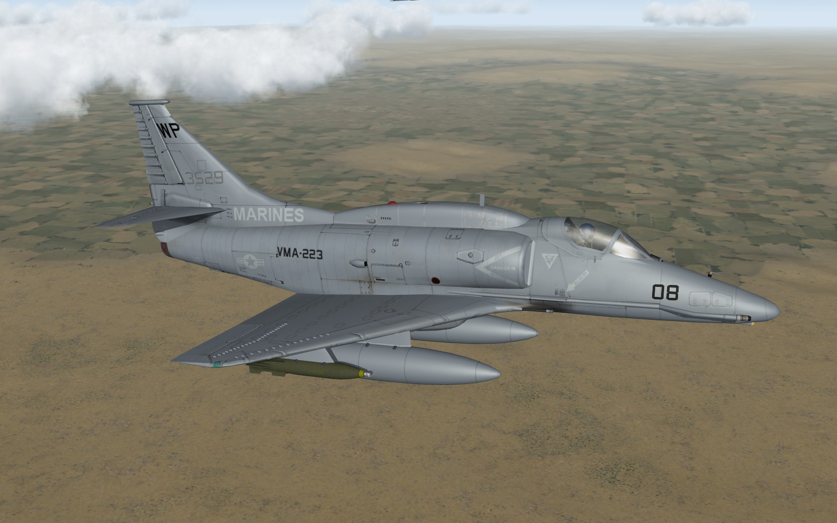 A-4M USMC Low-vis Grey Skin