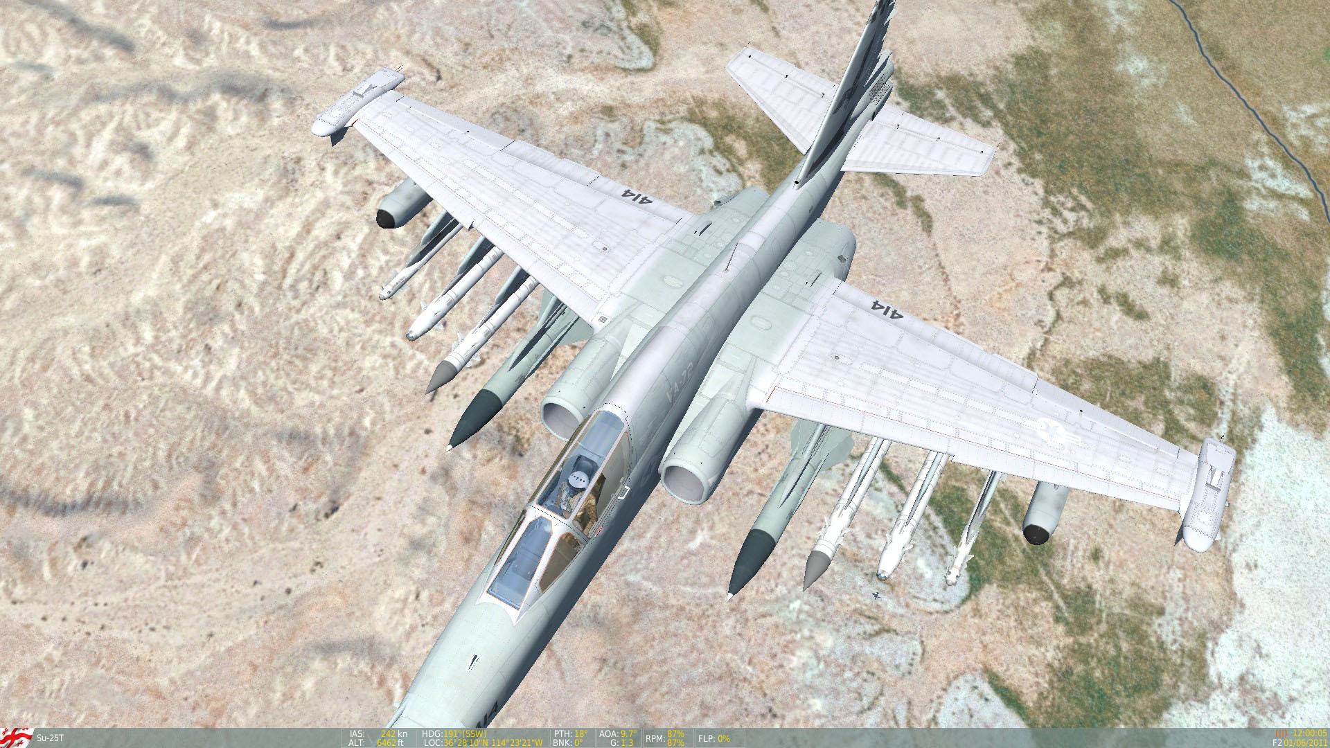 US Navy Attack Squadron 72 (VA-72) "Blue Hawks" Skin Pack
