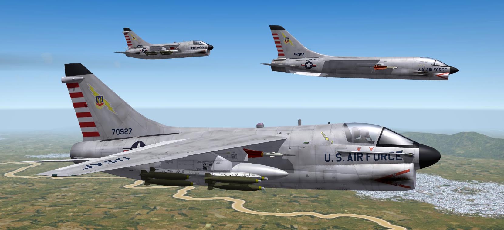 A-7A & F-8A Fictional 1963 Skins