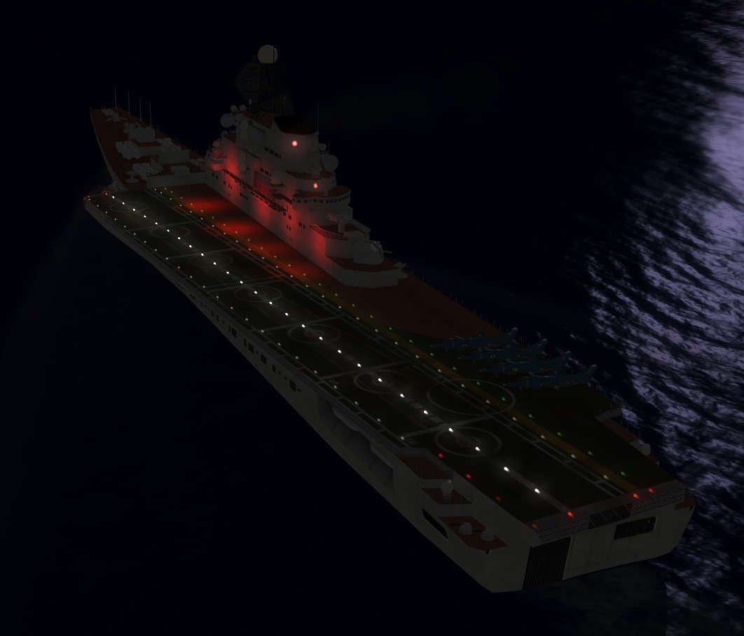 Aviation Cruiser Kiev illuminated deck mod.