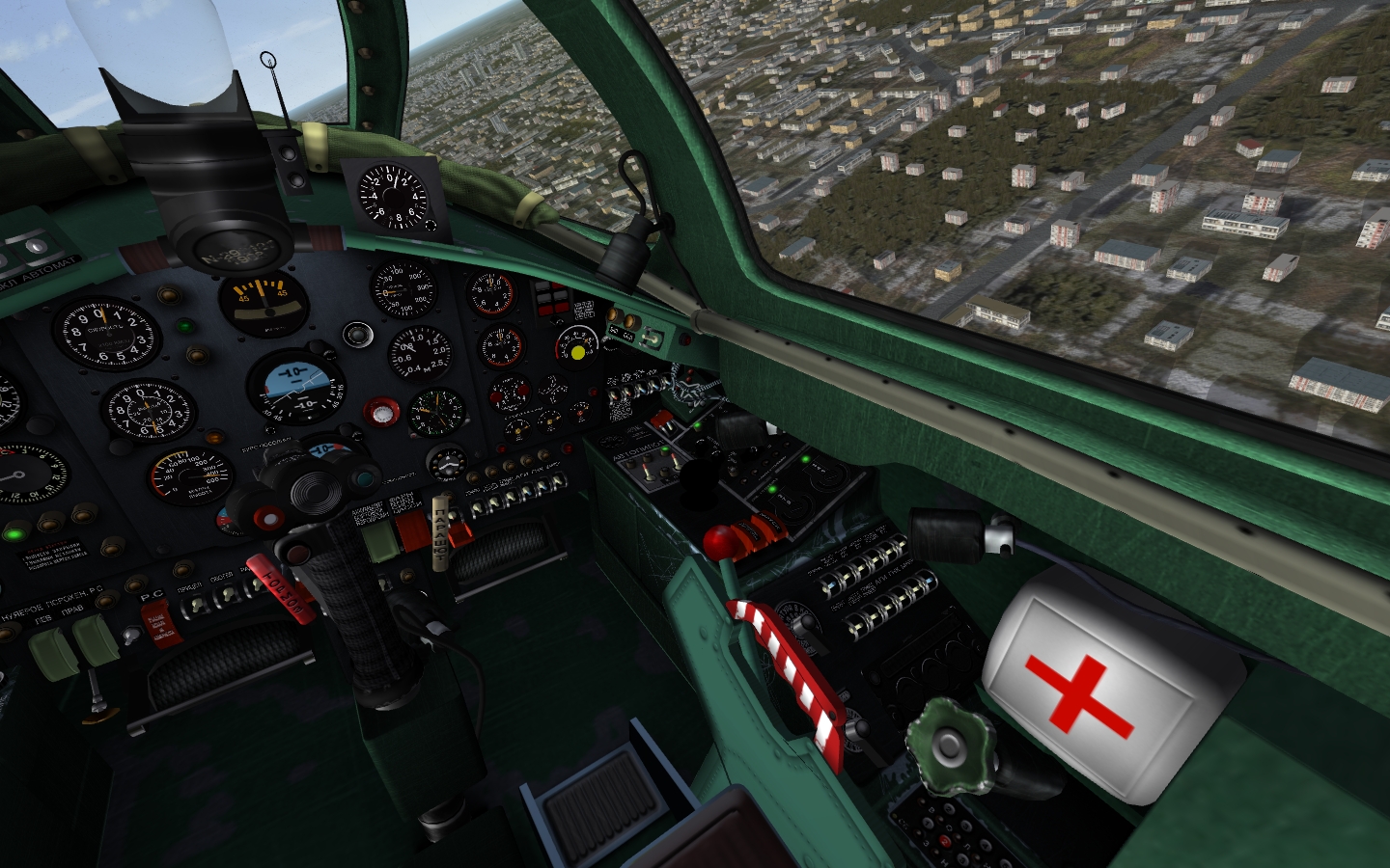 Yak-28B cockpit