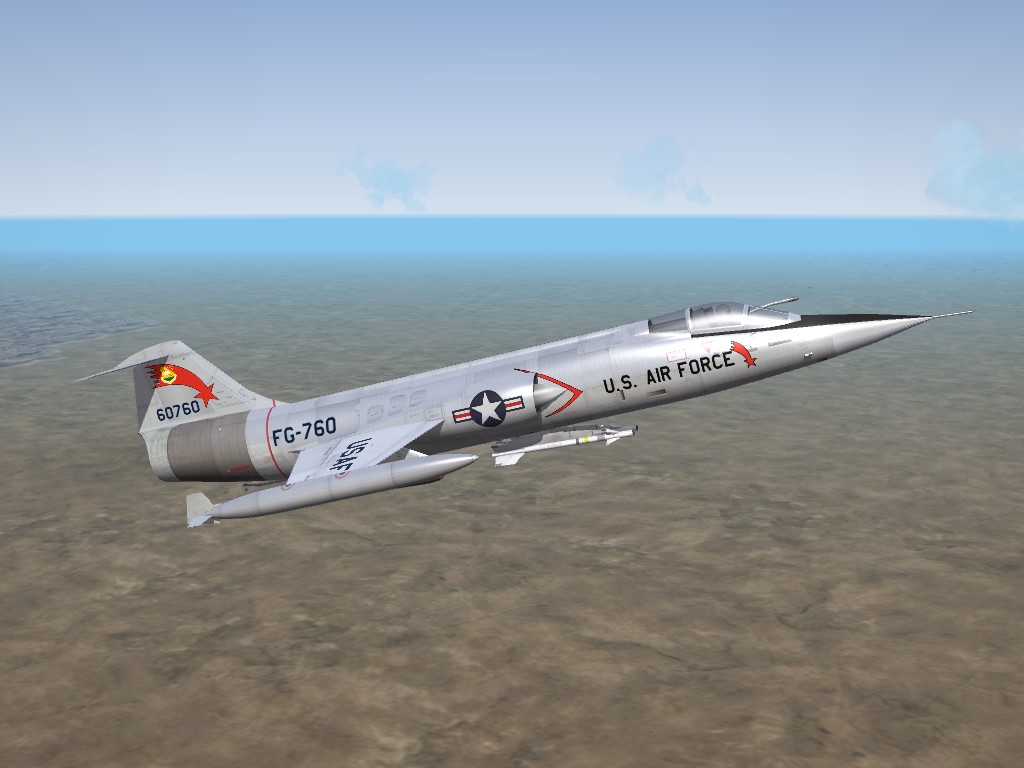 SF2 DLC #28: F-104C (61) Starfighter Skins/Ini Pak, Part 1