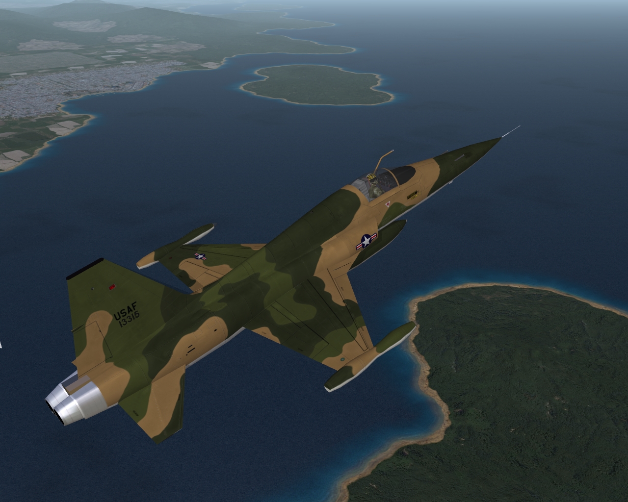 F-5C USAF Skoshi Tiger skin