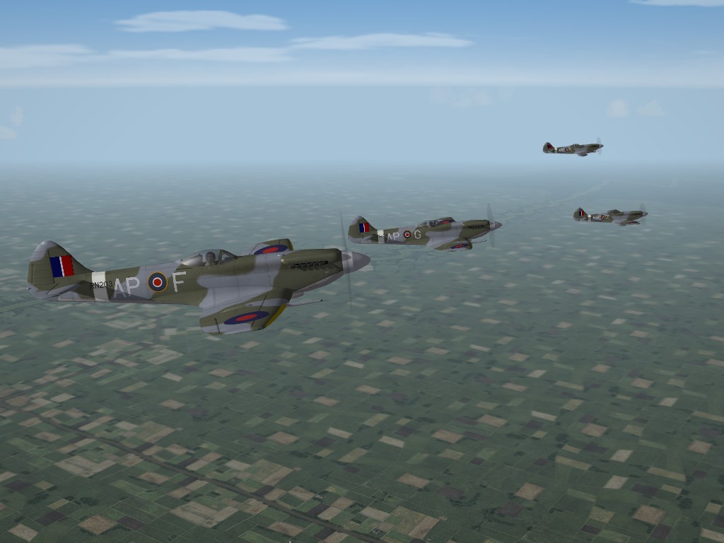 SF2 WW2 & Post-War Spitfire XIV Skin/Ini Pak