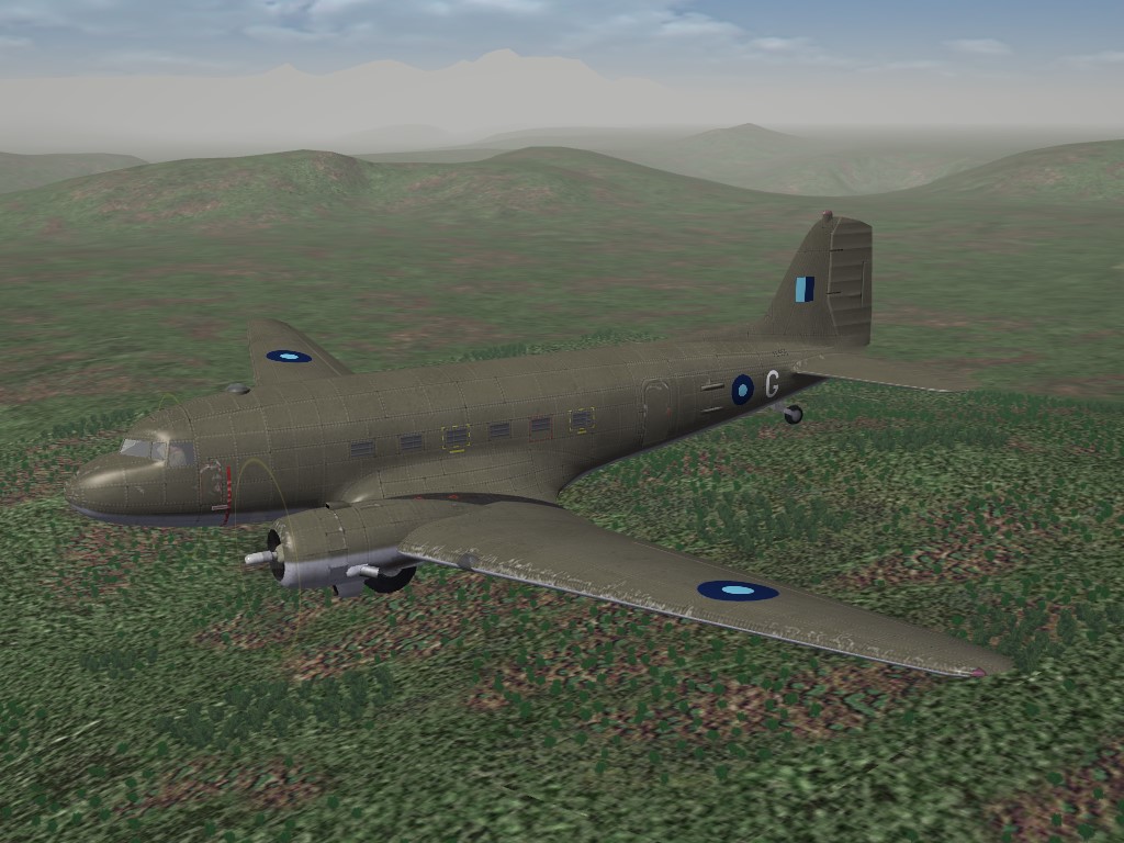 SF2 WW2 RAF SEAC Douglas Dakota Skin Pak